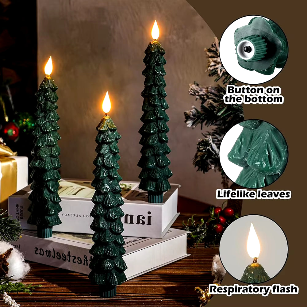 Christmas Pinecone Simulation Candlelight Lamp